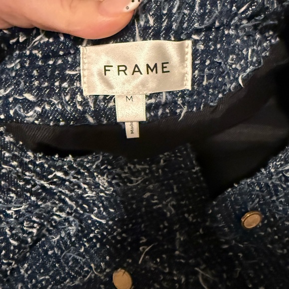Frame Denim Bouclé Jacket in Magic - Picture 5 of 6